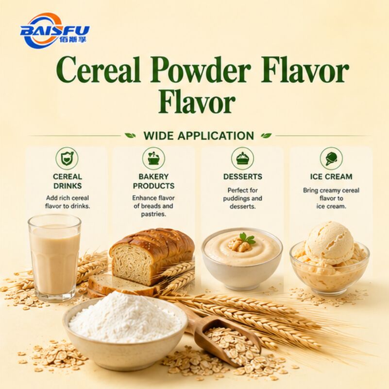 Premium Food Grade Cereal Powder Flavor for Bakery Delivering Rich Toasted Grain Aroma
