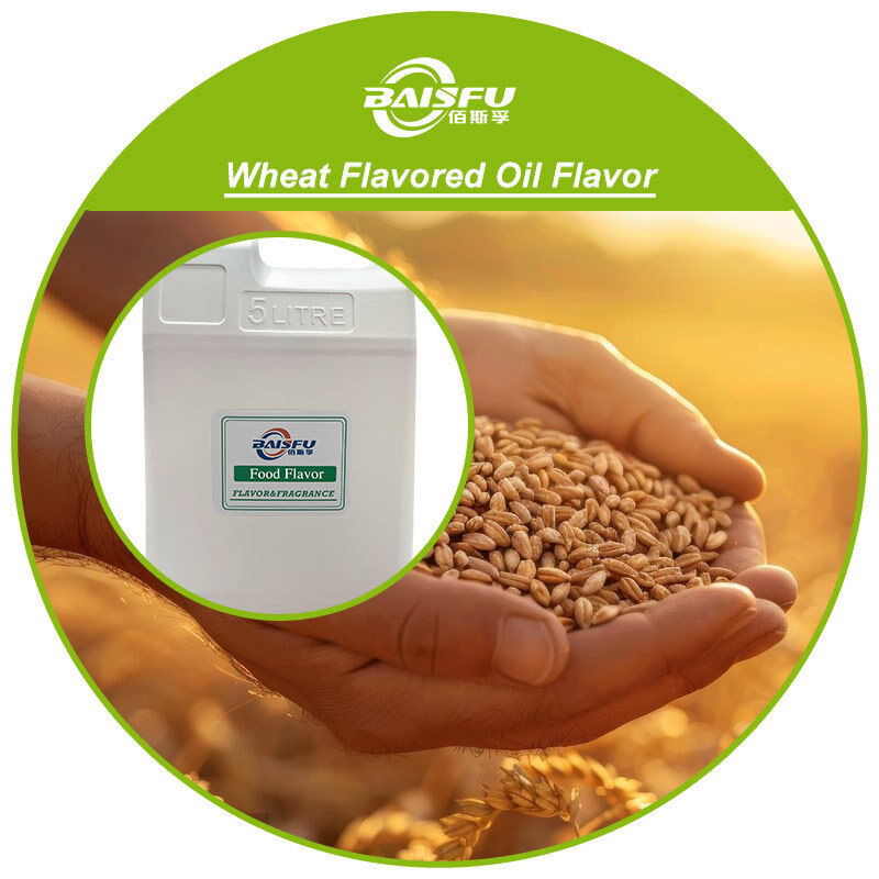 High Quality Wheat Oil Soluble Flavor for Bread Biscuit Snack Coating Providing Authentic Nutty Grain Profile