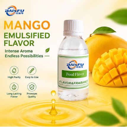 Concentrated Mango Emulsified Flavor for Mango Yogurt Flavored Milk Pudding and Creamy Dessert