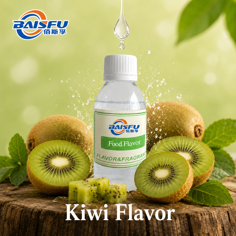 Premium Food Grade Water Soluble Kiwi Flavor for Beverages Delivering Fresh Green Tropical Aroma