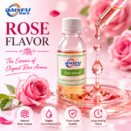 Premium Rose Flavor for Rose Tea Floral Beverage Herbal Infusion and Refreshing Blossom Drink
