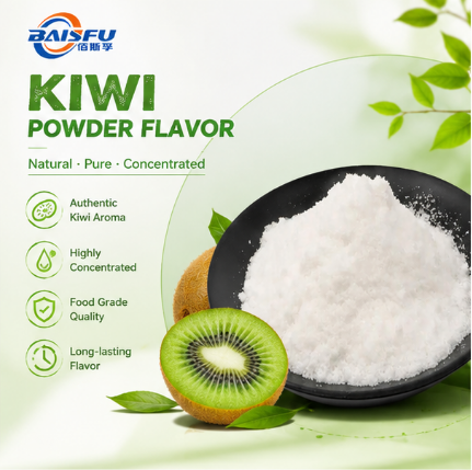 Rich Kiwi Powder Flavor for Jam Jelly Dessert Topping Fruit Spread Powder and Pudding Mix