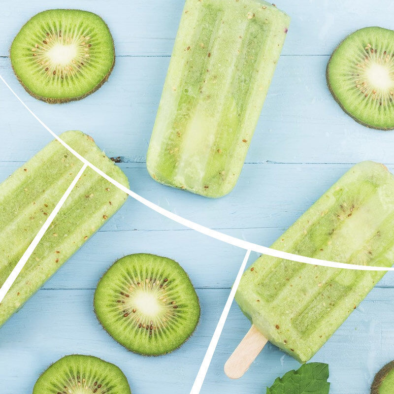 Rich Kiwi Powder Flavor for Jam Jelly Dessert Topping Fruit Spread Powder and Pudding Mix