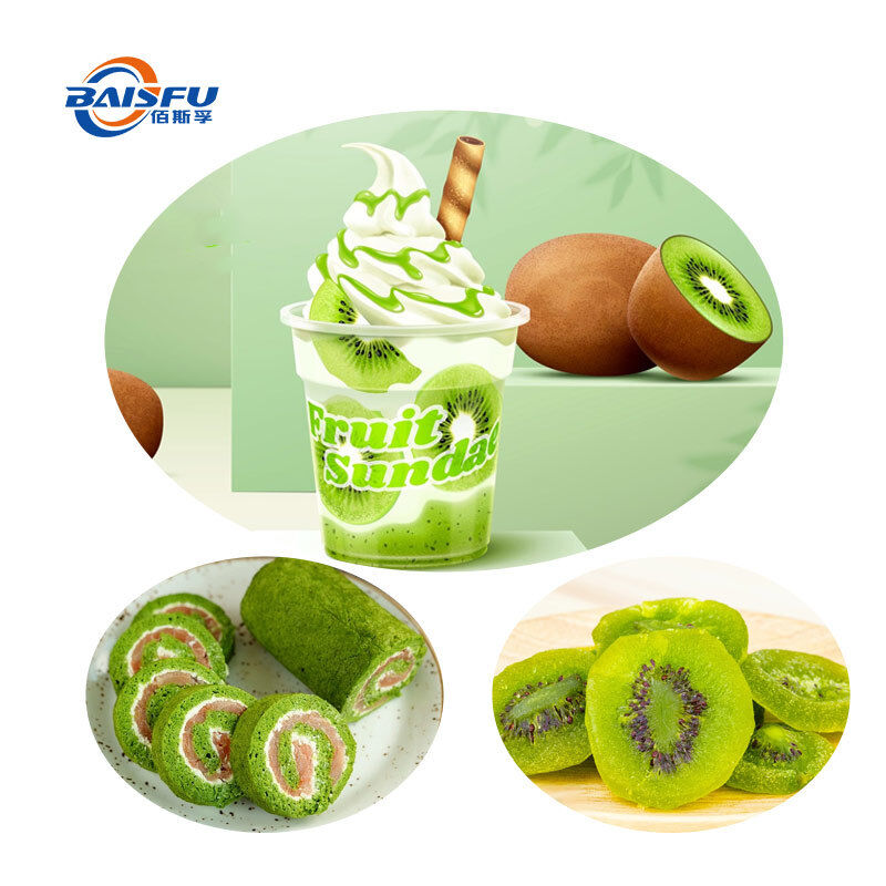 Rich Kiwi Powder Flavor for Jam Jelly Dessert Topping Fruit Spread Powder and Pudding Mix