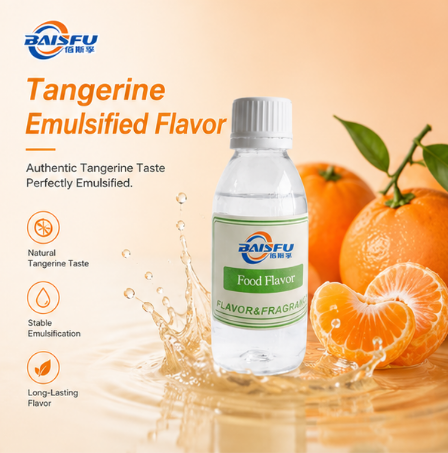 Concentrated Tangerine Emulsified Flavor for Tangerine Yogurt Flavored Milk Pudding and Creamy Dessert