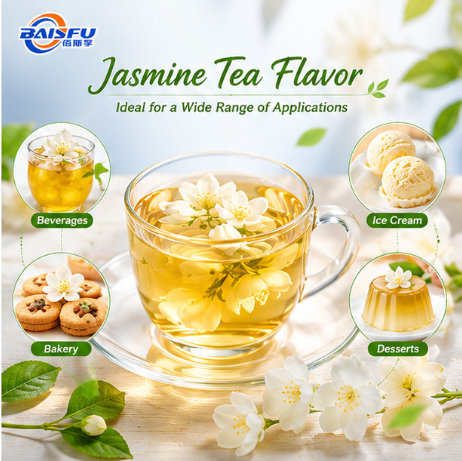 Premium Jasmine Tea Flavor for Jasmine Green Tea Floral Herbal Infusion and Refreshing Iced Tea Beverage