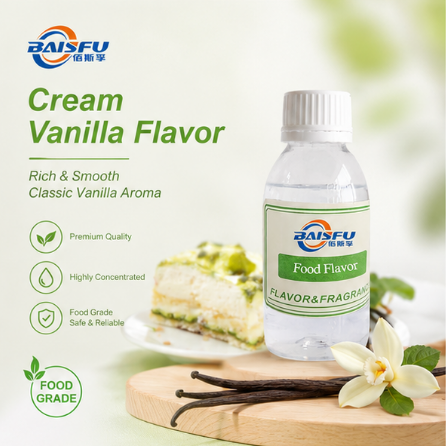 Premium Cream Vanilla Flavor for Vanilla Cake Cookie Muffin and Sweet Pastry Cream