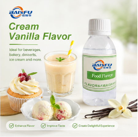Premium Cream Vanilla Flavor for Vanilla Cake Cookie Muffin and Sweet Pastry Cream