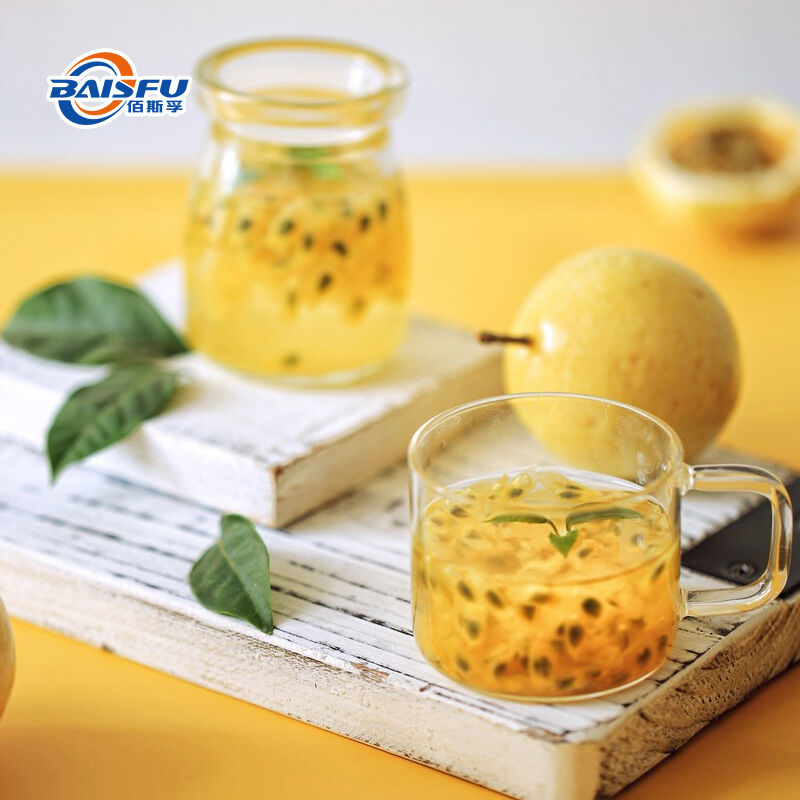 Baisfu Food Grade Natural Freeze Dried Passion Fruit Powder Pure Lyophilized Fruit Powder No Additive for Dairy Products