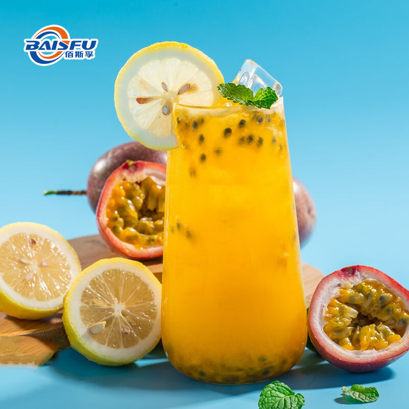 Baisfu Food Grade Natural Freeze Dried Passion Fruit Powder Pure Lyophilized Fruit Powder No Additive for Dairy Products