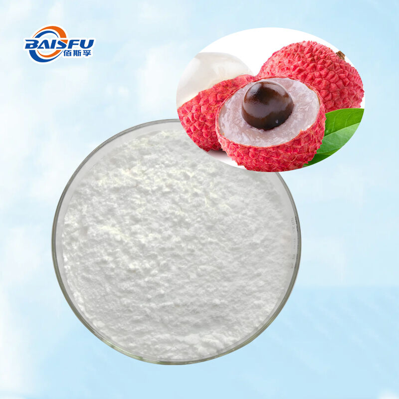 Baisfu Water Soluble Pure Natural Freeze Dried Lychee Fruit Powder Food Grade Lychee Flavor Juice Powder for Beverage