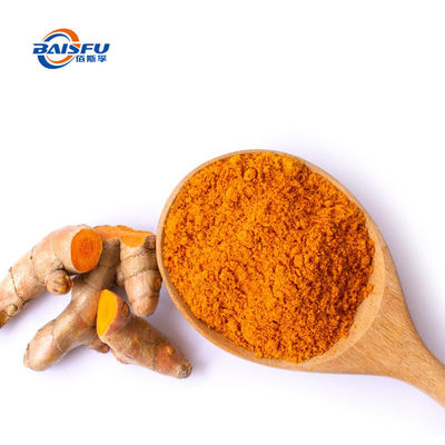 Baisfu Plant Extract Powder Hot Selling Fresh Yellow Curcumin P.E. Used In Cosmetics