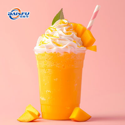 Baisfu Food Grade Free Freeze-Dried Mango Powder Pure Natural Mango Lyophilized Fruit Powder For Beverage 